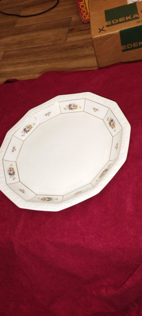 patera Rosenthal Biała Maria Poesie śred 28 cm