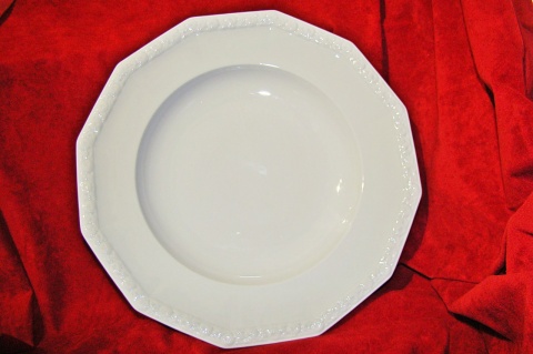 patera, talerz do makaronu Rosenthal Biała Maria śred.33cm