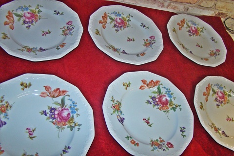 6x talerz płas.Rosenthal Maria Sommerstrauss