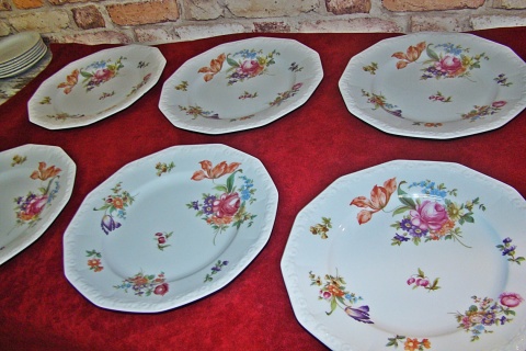 6x talerz płas.Rosenthal Maria Sommerstrauss