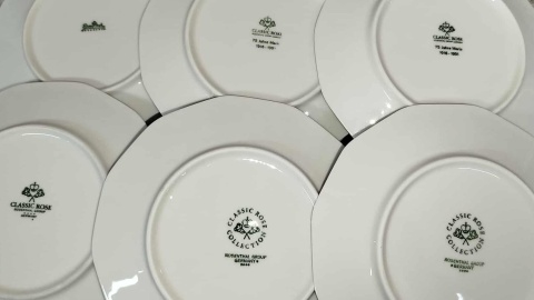 6 x talerz Rosenthal Biała Maria 15,5 cm. 6 x talerz Rosenthal Biała Maria 15,5 cm.
