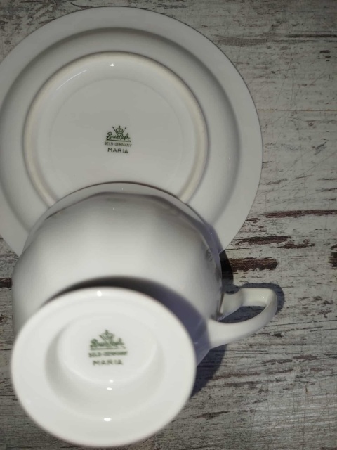 filiżanka z podst. Rosenthal Biała Maria filiżanka z podst. Rosenthal Biała Maria