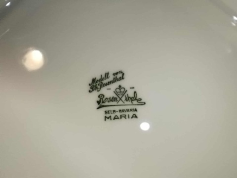 duża waza Rosenthal Biała Maria- odprysk duża waza Rosenthal Biała Maria- odprysk