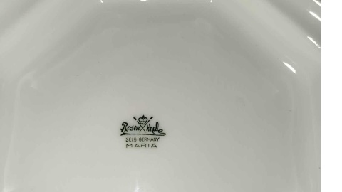 misa na stopie Rosenthal Biała Maria 28 cm misa na stopie Rosenthal Biała Maria 28 cm