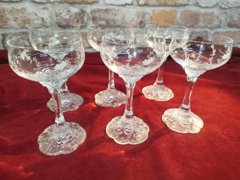 6x kieliszki do koniaku,likieru ,nalewek Rosenthal Monbijou