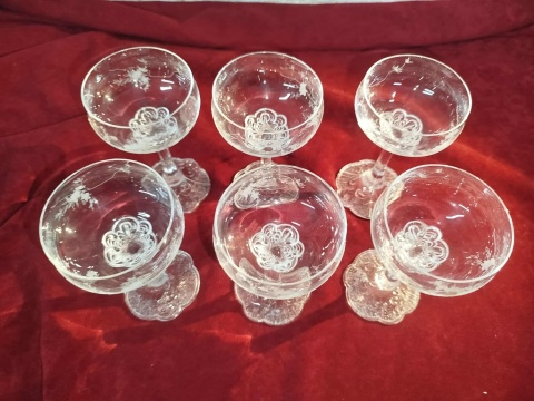 6x kieliszki do koniaku,likieru ,nalewek Rosenthal Monbijou