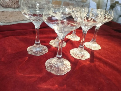 6x kieliszki do koniaku,likieru ,nalewek Rosenthal Monbijou