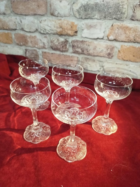 5x kieliszki do koniaku,likieru ,nalewek Rosenthal Monbijou