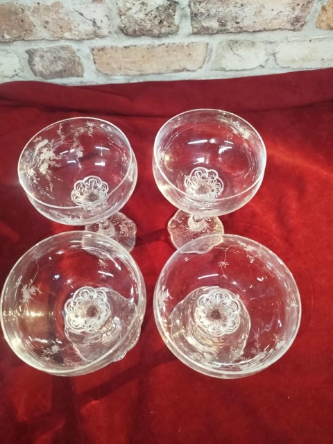 4 kieliszki do szampana Rosenthal Monbijou