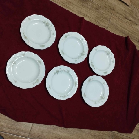6x talerz głęboki Rosenthal Monbijou Grune Ranke