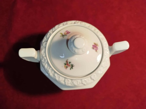 duża cukiernica Rosenthal Maria- kwiaty, 1936r duża cukiernica Rosenthal Maria- kwiaty, 1936r