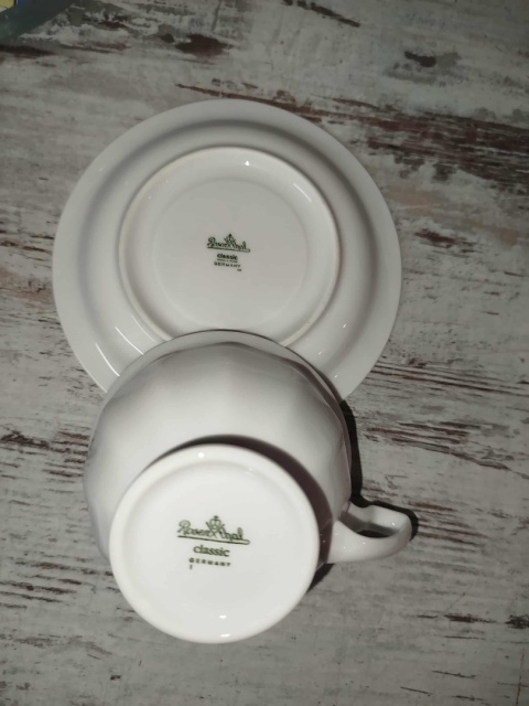 duża filiżanka z podst. Rosenthal Biała Maria