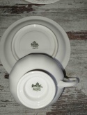 filiżanka do herbaty+ podstawek Rosenthal Biała Maria