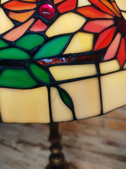 lampa witrażowa Tiffany wys. 68 cm