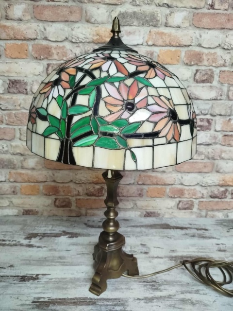 lampa witrażowa Tiffany wys. 68 cm