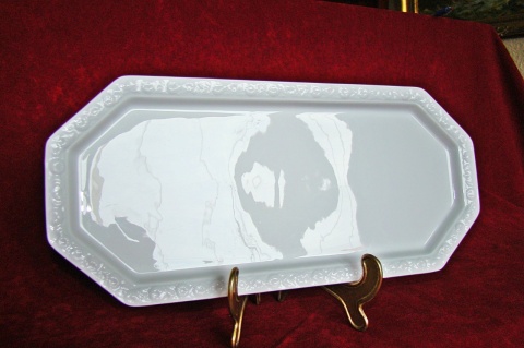 patera rólewska Rosenthal Biała Maria 36,5/16,5 cm