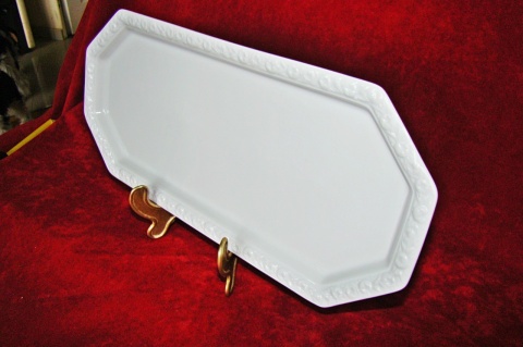 patera rólewska Rosenthal Biała Maria 36,5/16,5 cm