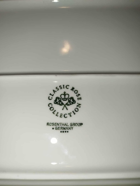 patera rólewska Rosenthal Biała Maria 36,5/16,5 cm