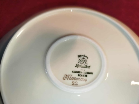 talerz różany Moliere, Monrose Rosenthal