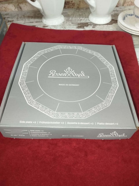 2 NOWE talerze Rosenthal Biała Maria śred. 21 cm