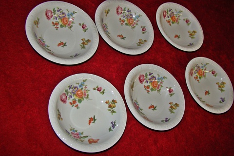 6 salaterek Rosenthal Maria Sommerstrauss