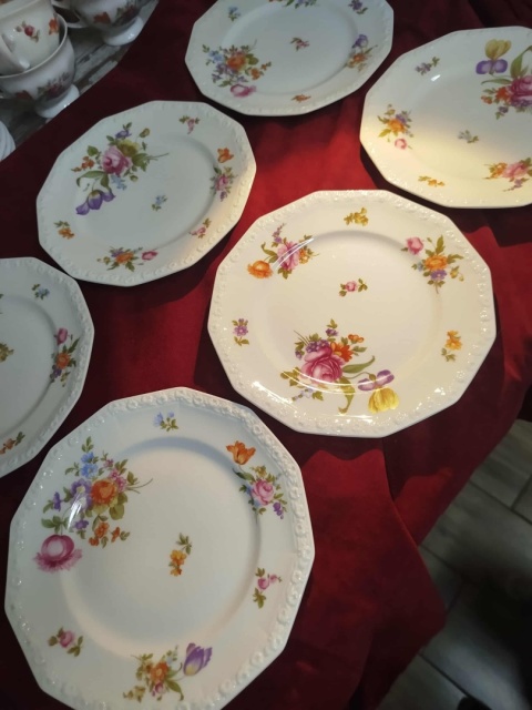 6 x tal. śniad. Rosenthal Maria Sommerstrauss 20 cm