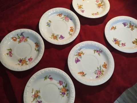 6 x talerz Rosenthal Maria Sommerstrauss śred. 14 cm