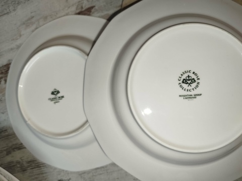 6X talerz głęb. Rosenthal Biała Maria