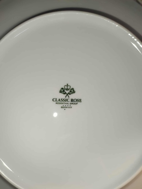 6x talerz płas. Rosenthal Biała Maria