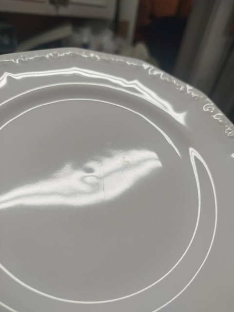 6x talerz śniad. Rosenthal Biała Maria śred. 20 cm