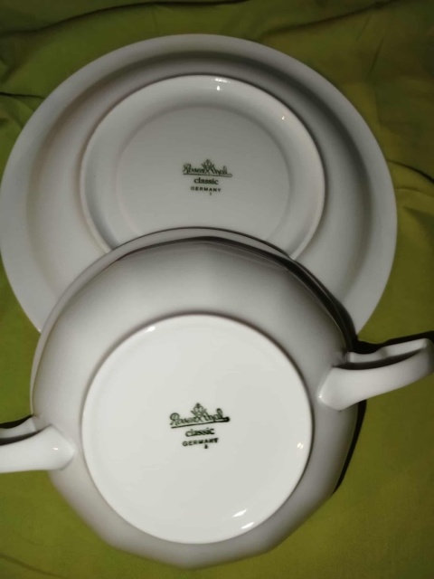 Rosenthal Biała Maria -bulionówka + spodek