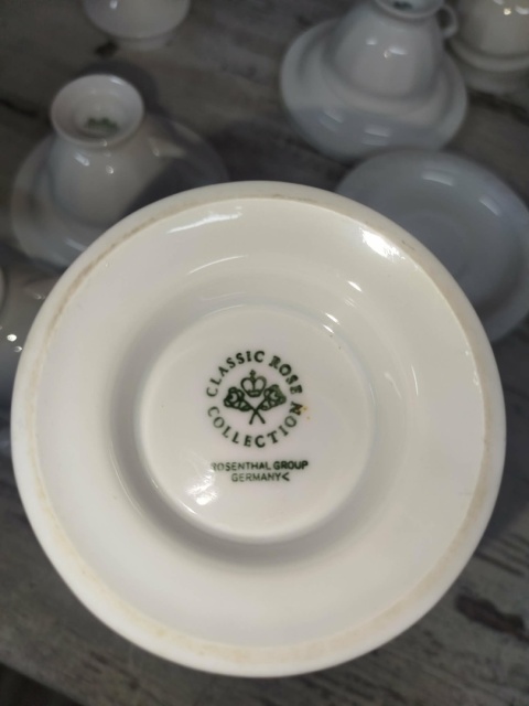 dzbanek do kawy Rosenthal Biała Maria 20 cm, z sitkiem