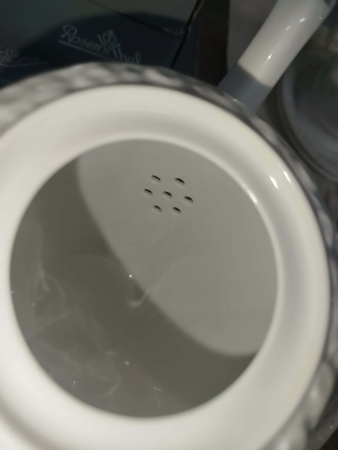 dzbanek do kawy Rosenthal Biała Maria 20 cm, z sitkiem