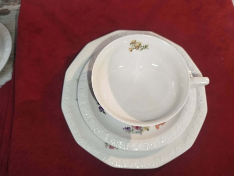 filiżanka do herbaty-zestaw Rosenthal Maria Sommerstrauss,JAK NOWA