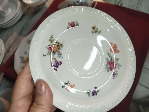 filiżanka do herbaty-zestaw Rosenthal Maria Sommerstrauss,JAK NOWA