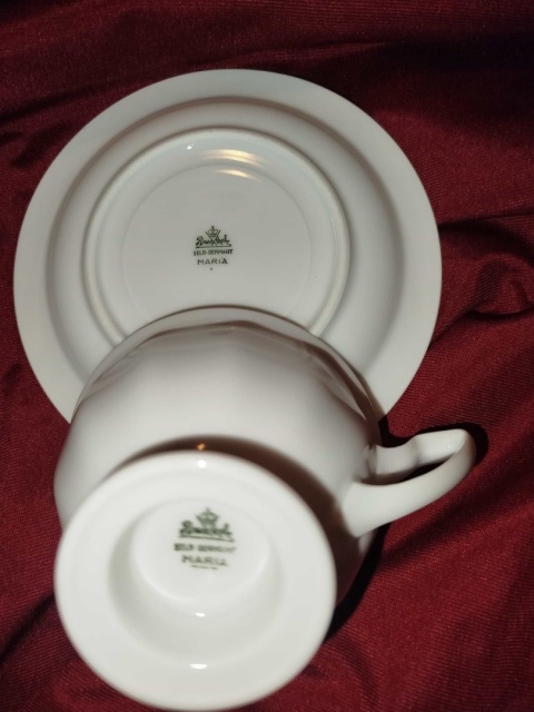 filiżanka z podst. Rosenthal Biała Maria