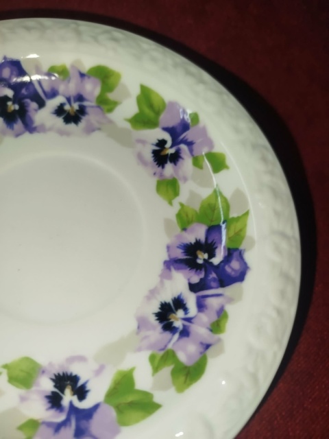 talerzyk pod filiżankę Rosenthal Maria Bratki