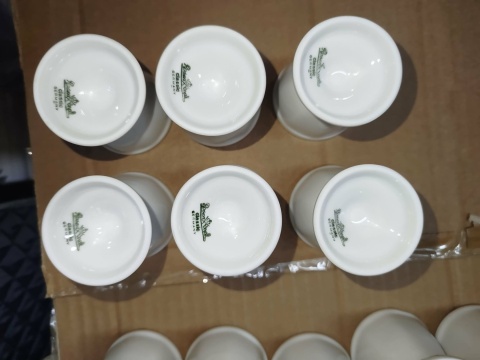 6 kieliszków do jaj Rosenthal Biała Maria