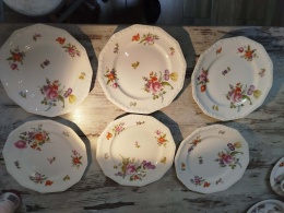 6 x tal. śniad. Rosenthal Maria Sommerstrauss 20 cm