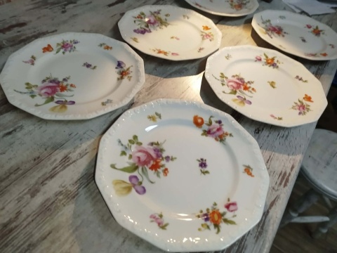 6 x tal. śniad. Rosenthal Maria Sommerstrauss 20 cm