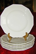6X talerz głęb. Rosenthal Biała Maria 25,5 cm