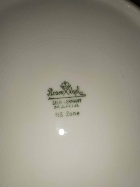 6X talerz głęb. Rosenthal Biała Maria 25,5 cm