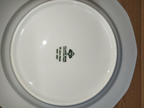 6X talerz głęb. Rosenthal Biała Maria