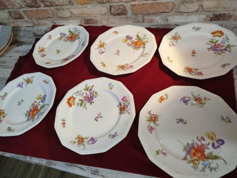 6 x talerz płaski Rosenthal Maria Sommerstrauss