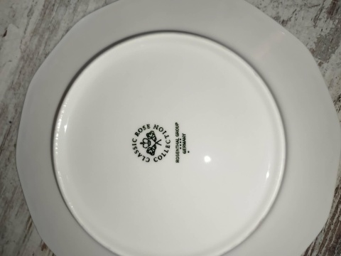 6x talerz śniad. Rosenthal Biała Maria śr.20 cm