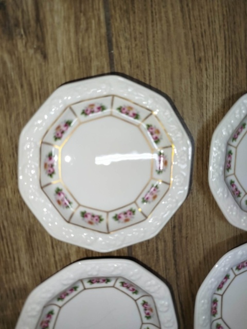 6 talerzyków do konfitur Rosenthal Maria Poesie