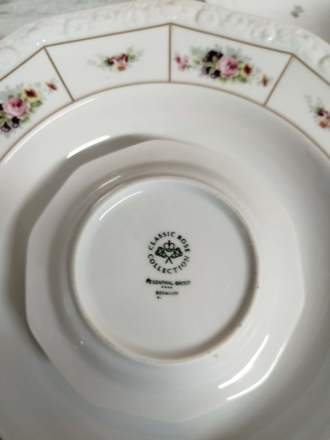 6 talerzyków do konfitur Rosenthal Maria Poesie