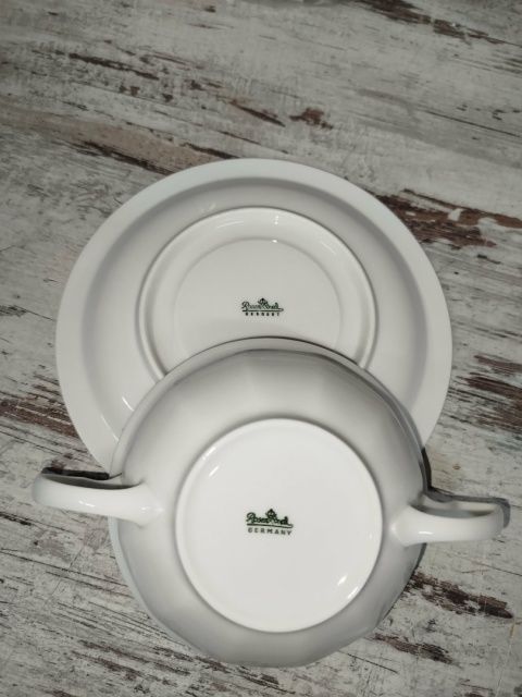 Rosenthal Biała Maria -bulionówka + spodek