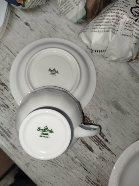 duża filiżanka z podst. Rosenthal Biała Maria