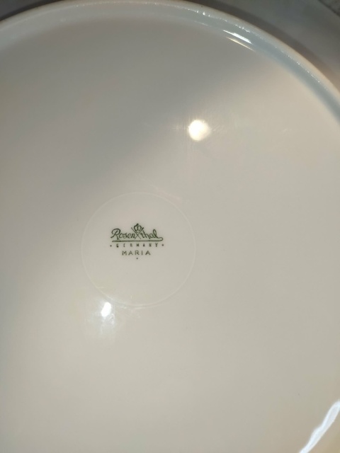 duża patera Talerz Rosenthal Biała Maria 33 cm